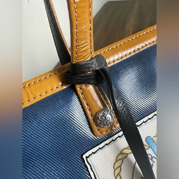 Brighton Riviera Fashionista VIP Leather Tote EUC Rare - Picture 2 of 13